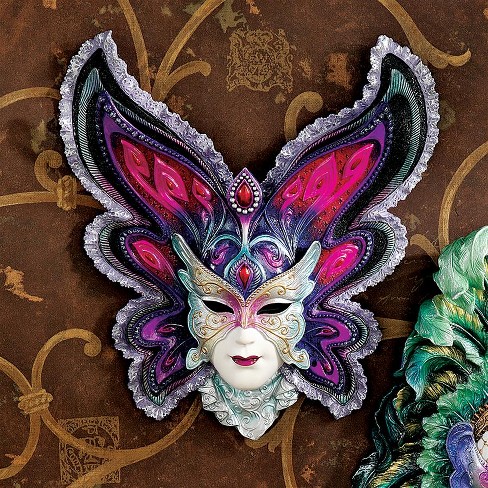 Mardi Gras Face Mask Made In Italy - Gem