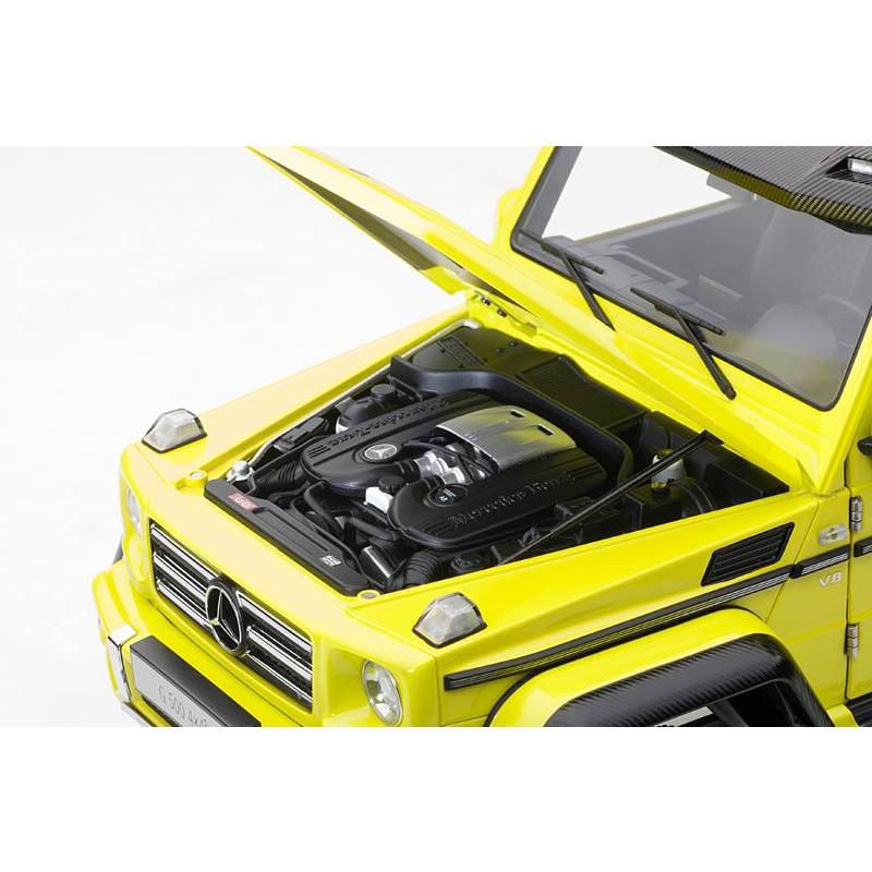 Mercedes Benz G500 4X4 2 Electric Beam/ Yellow 1/18 Model Car by Autoart, 2 of 6
