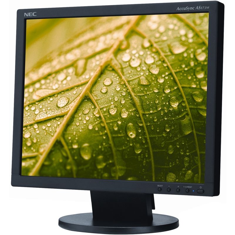 NEC Display AccuSync AS173M-BK 17" SXGA LED LCD Monitor - 5:4 - 17" Class - Twisted nematic (TN) - 1280 x 1024 - 16.7 Million Colors - 250 Nit Typical, 3 of 4