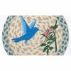 Earth Rugs Hummingbird Printed Round Jute Trivet 10"x10" Decorative Hot Pad - 2 of 3