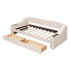 TIRAMISUBEST Twin Size Upholstered Daybed with Storage Armrests and Pockets, Versatile Bed Frame with USB Ports - 4 of 4