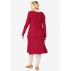 Woman Within Plus Size Rib Knit Sweater Dress - 3 of 4