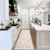 Machine Washable Runner Rug 2x6 Hallway Rug Vintage Trellis Entryway Runners Ultra-Thin Low Pile Floor Mat Non-Slip Throw Rugs Kitchen Runner - 3 of 4