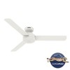 Hunter Fan 52" Presto Ceiling Fan and Wall Control Matte White - 3 of 4