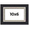 PosterPalooza | Photo Size Embellished Black Picture Frame - UV Acrylic, Foam Board Backing, Hanging Hardware - 2 of 4