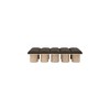 Meridian Furniture,Pavilion Boucle Fabric Bench - 2 of 4