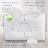 Core Products Tri-Core Natural Cervical Support Pillow with Premium Organic Cotton Cover - 3 of 4