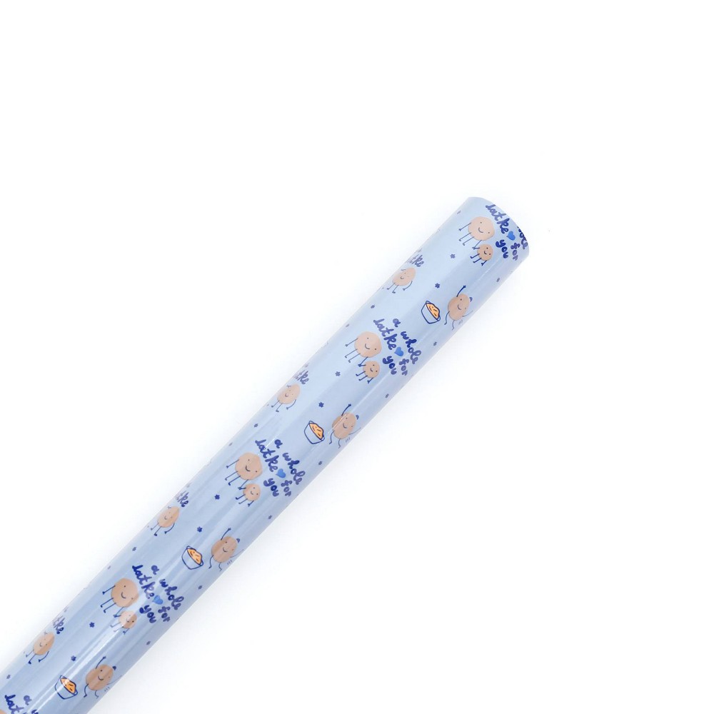 55 sq ft Hanukkah Latke Friends Gift Wrap - Spritz