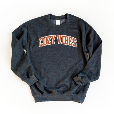 Simply Sage Market Women s Varsity Cozy Vibes Gildan Sweatshirt