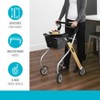 Stander Let's Go Indoor Rollator, 4-Wheel Walker with Tray & Basket by Trust Care - 4 of 4