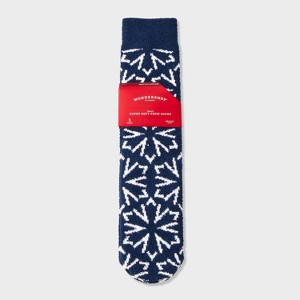 Men's Cozy Crew Socks - Wondershop™ -  6-12 - 1 of 3