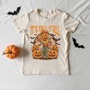 It's Fall Y'all Pumpkin Cowboy - Youth Short Sleeve Graphic T-Shirt and Toddler Short Sleeve Graphic T-Shirt - 3 of 4