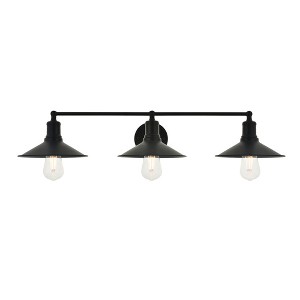 Elegant Lighting Etude 3 light black Wall Sconce - 1 of 4
