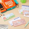Blue Panda 150 Sheets Pretend Checkbook for Kids with Fake Deposit Slip and Check Register for Play School Supplies (Farm Animals) - 2 of 4