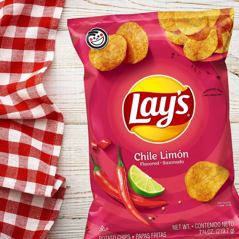 Lay's Chile Lim&#243;n Flavored Potato Chips - 7.75oz, 4 of 5
