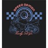 Sportsbike Race Speed Demon Men's Crew Neck Short Sleeve Tee - 2 of 2