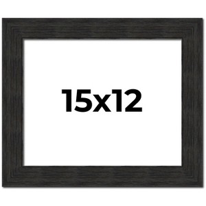PosterPalooza | Contemporary Black Picture Frame - UV Acrylic, Backing Board, Hanging Hardware Included - 1 of 4