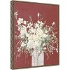 Amanti Art Warm Flowers in Glass Vase by Patricia Pinto Canvas Wall Art Print Framed 16 x 20-in. - 3 of 4