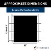 Taylor Made Black PTX Power Shade for Boats Under 26ft - Model 2021026252_68. - 4 of 4