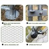 GustoWave Large Metal Chicken Run for Yard Chicken Cage, Outdoor Walk-in Chicken House, Heavy Duty Poultry Cage with Waterproof Cover - 3 of 4