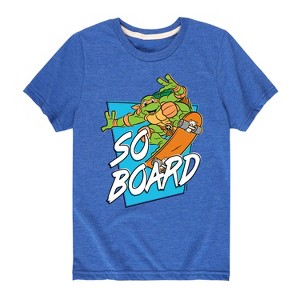 Boys' - Teenage Mutant Ninja Turtles - So Board Short Sleeve Graphic T-Shirt - 1 of 4