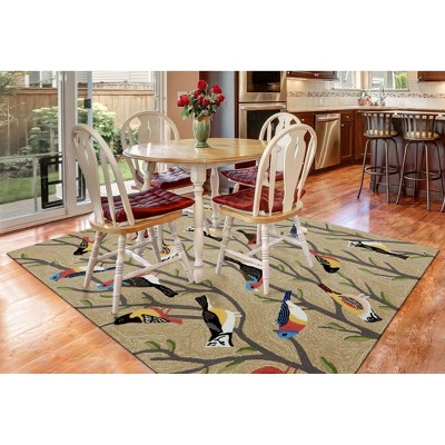 Handmade Multi-Color Synthetic Tufted Rectangular Rug 42" x 66"