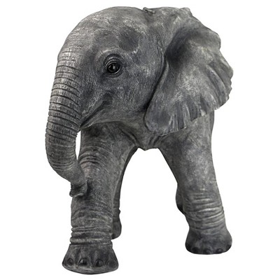 Design Toscano Eloise The Baby Calf Elephant Statue - Gray