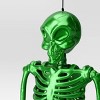 24" Poseable Skeleton with Ghoulish Glow Alien Halloween Decorative Prop Green - Hyde and EEK! Boutique™ - 3 of 3