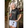 Poinsettia Christmas Flower Noel Graphic T Shirt Men or Women Brisco Brands - 4 of 4