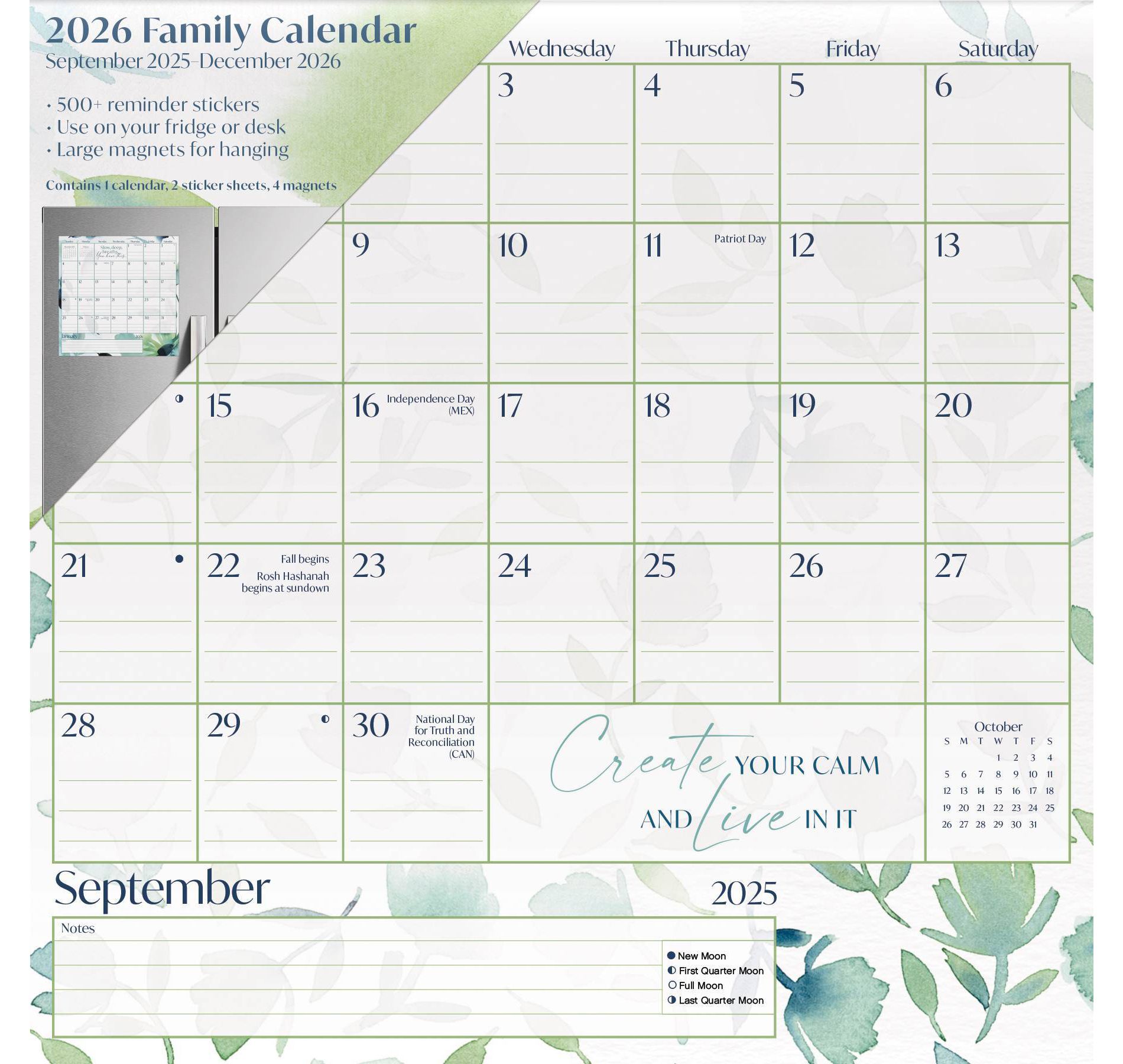 Trends International 2026 Whisper Song by Stephanie Ryan 12"x12" Family Calendar