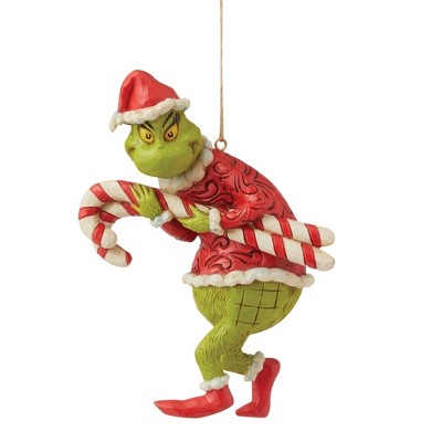 Jim Shore 5.5" Grinch Stealing Candy Canes Orn Christmas Dr.Seuss Ornament  -  Tree Ornaments