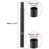 Unique Bargains 25.4x300 Bicycle Seat Post Alumum Alloy Seat Tube without Scale Mark Black - 3 of 4