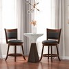 Tangkula 25" Swivel Counter Stool Set of 4 Counter Height Stools w/ Wider Padded Seat - 3 of 4