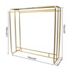 YIYIBYUS Heavy Duty Gold Clothing Rack for Boutique Use, Metal Garment Rack with Top Shelf, Dual-bar Clothes Rack for Retail Display - 4 of 4