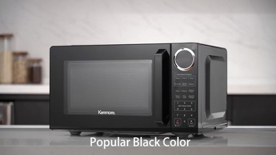 Kenmore 0.9 cu-ft Microwave - Black: Countertop, 900W, Child Lock, 6 Programs, Compact Size, 1-Year Warranty, 2 of 11, play video
