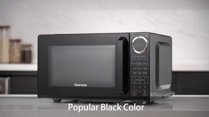 Kenmore 0.9 cu-ft Microwave - Black, 2 of 11, play video