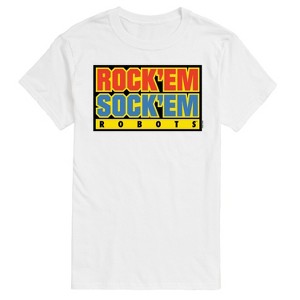 Men's - Rock 'Em Sock 'Em Robots - Rock Sock Em Logo Short Sleeve Graphic T-Shirt - 1 of 4