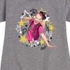 JoJo Siwa Jojo Wreath Graphic Short Sleeve Fleece Dress - Heather Grey - 3T - 2 of 3