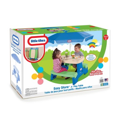 Little Tikes Easy Store Jr. Play Table with Umbrella_1