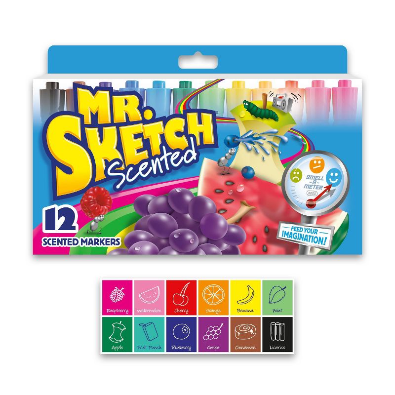 Mr. Sketch 12pk Scented Markers Chisel Tip, 1 of 6