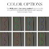 Runesay Modern Color Changing Floor Lamp, LED Lamp with Stunning RGB Color Gradient and Contemporary 3-Circle Ring-Style Pendant - 3 of 4