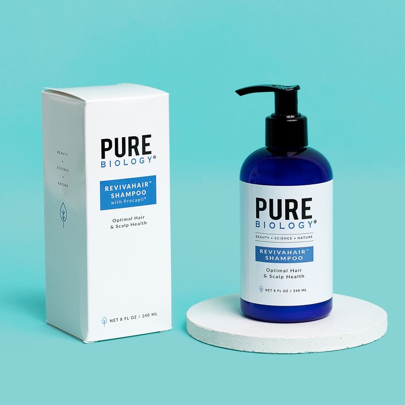Premium RevivaHair Shampoo, Optimal Hair & Scalp Health, Pure Biology, 8 fl oz, 3 of 6