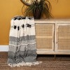 Parkland Collection,Palak Eclectic Beige 52" X 67" Woven Handloom Throw - 2 of 4
