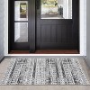 Modern Geometric Area Rug Plush Soft Wool Machine Washable Carpet, Non-Slip Large Rug for Living Room, Bedroom, Dining Room - 4 of 4