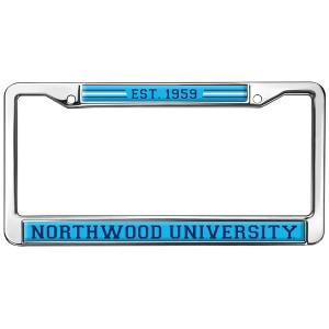 Northwood University School Logo Full Size Standard License Plate Metal Frame - 1 of 4