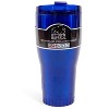 Silver Buffalo Metallic Royal Blue Stainless Steel Tumbler With Flip Lid | Holds 30 Ounces - 4 of 4
