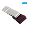 Unique Bargains Stainless Steel Carved Sleeve Pen Loop Clips for Notebook - 3 of 4