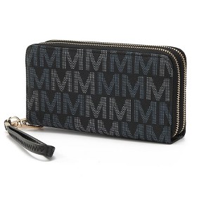 MKF Collection Hofstra M Signature Wristlet Wallet Vegan Leather Card Slots by Mia K - 1 of 4