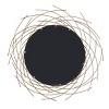Glam Metal Starburst Round Wall Mirror Gold - CosmoLiving by Cosmopolitan - 4 of 4