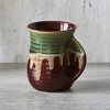 tagltd Glaze Hand Warmer Coffee Tea Hot Chocolate Mug Stoneware 18oz Green - 2 of 2